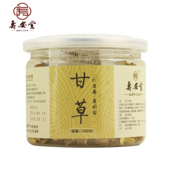 寿安堂罐装甘草100g