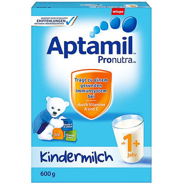 德国Aptamil爱他美奶粉1+段(12-24个月宝宝) 600g（22305）【6罐组合】