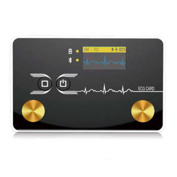 怡成E100家用带手机蓝牙卡片式心电监护仪智能心脏心律监测仪