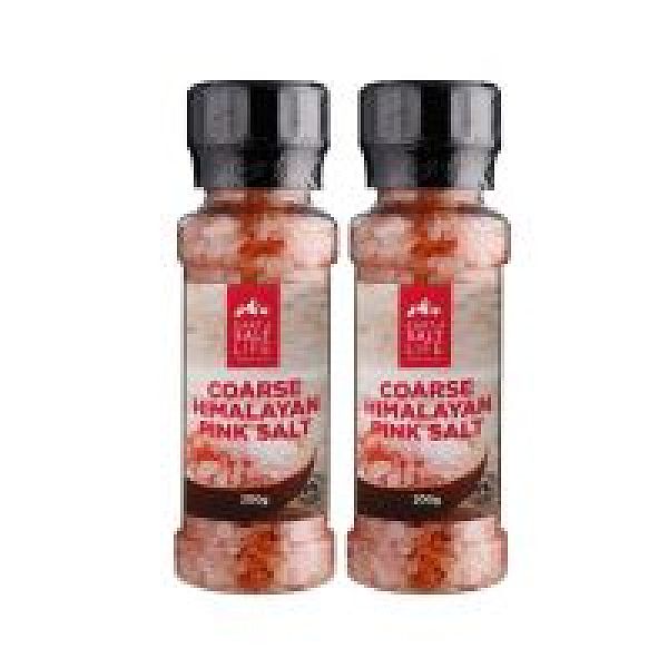 保税区直发 澳大利亚EARTH SALT LIFE喜马拉雅玫瑰粉红盐带研磨器  200g