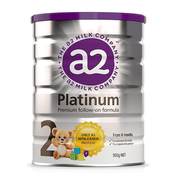 保税区直发 新西兰A2 Platinum酪蛋白婴儿奶粉2段(6-12个月宝宝) 900g