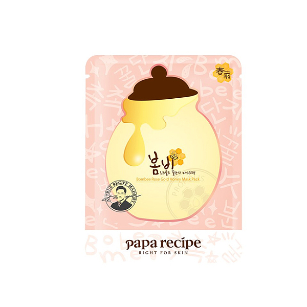 韩国春雨papa recipe玫瑰蜂蜜补水面膜 10片