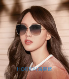 海俪恩墨镜女版开车大框圆脸眼镜驾驶太阳镜N6708