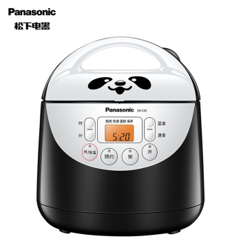 松下Panasonic微电脑电饭煲熊猫煲备长炭厚锅C05 1.5L