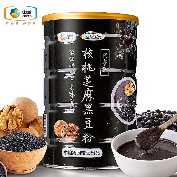 中粮可益康核桃芝麻黑豆粉500g