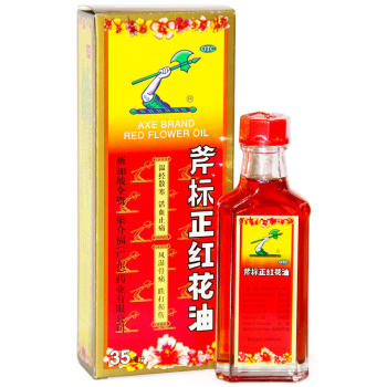 梁介福斧标正红花油35ml0 