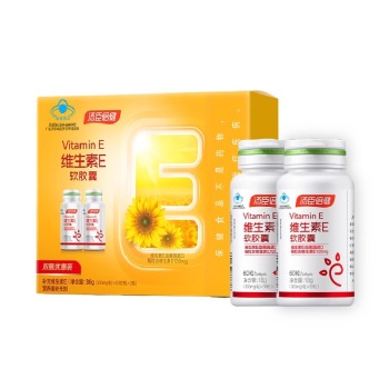 汤臣倍健天然维生素E软胶囊300mg*60粒*2瓶0 