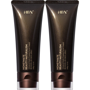 HBN氨基酸滋养净润洁面乳100g*2 随机赠品0 