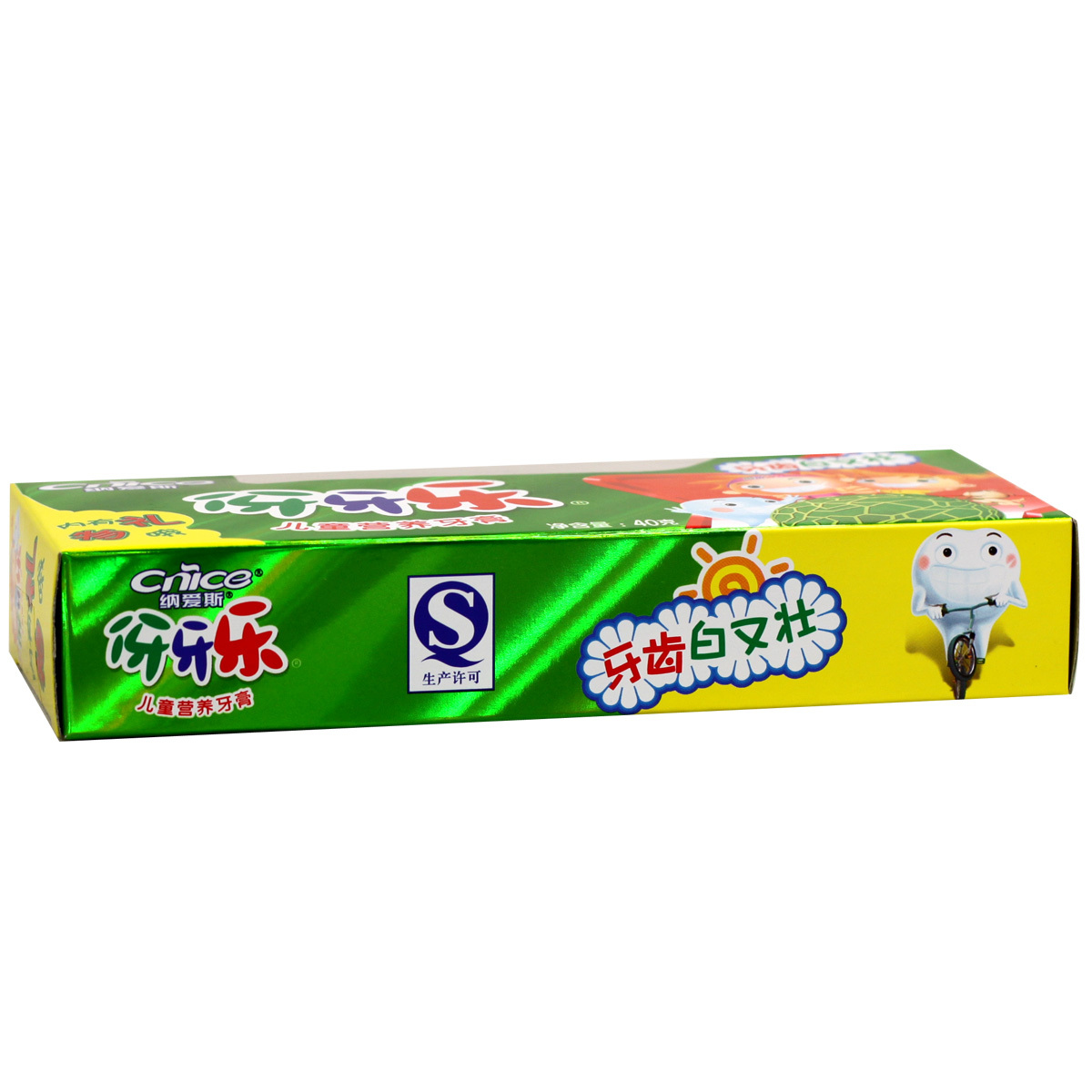 纳爱斯伢牙乐儿童营养牙膏40g