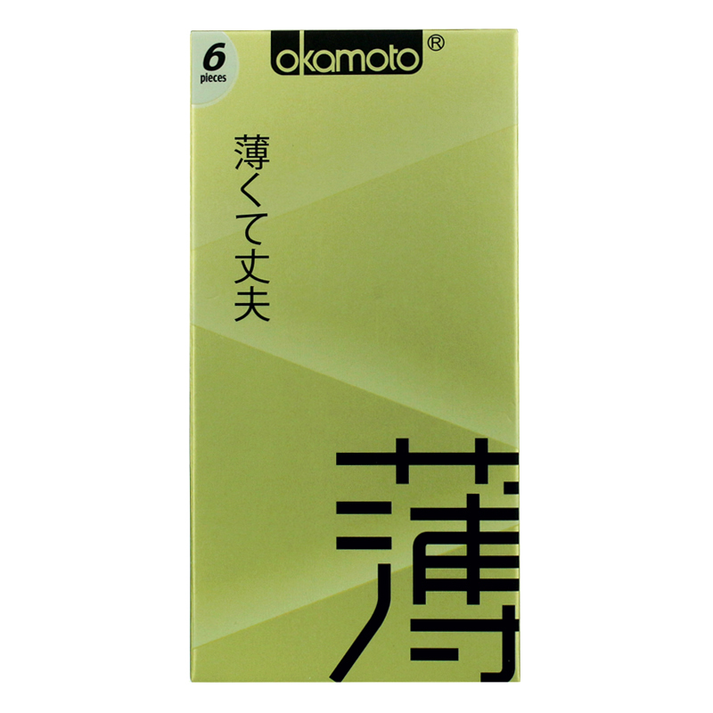 冈本ok-透薄避孕套6片装
