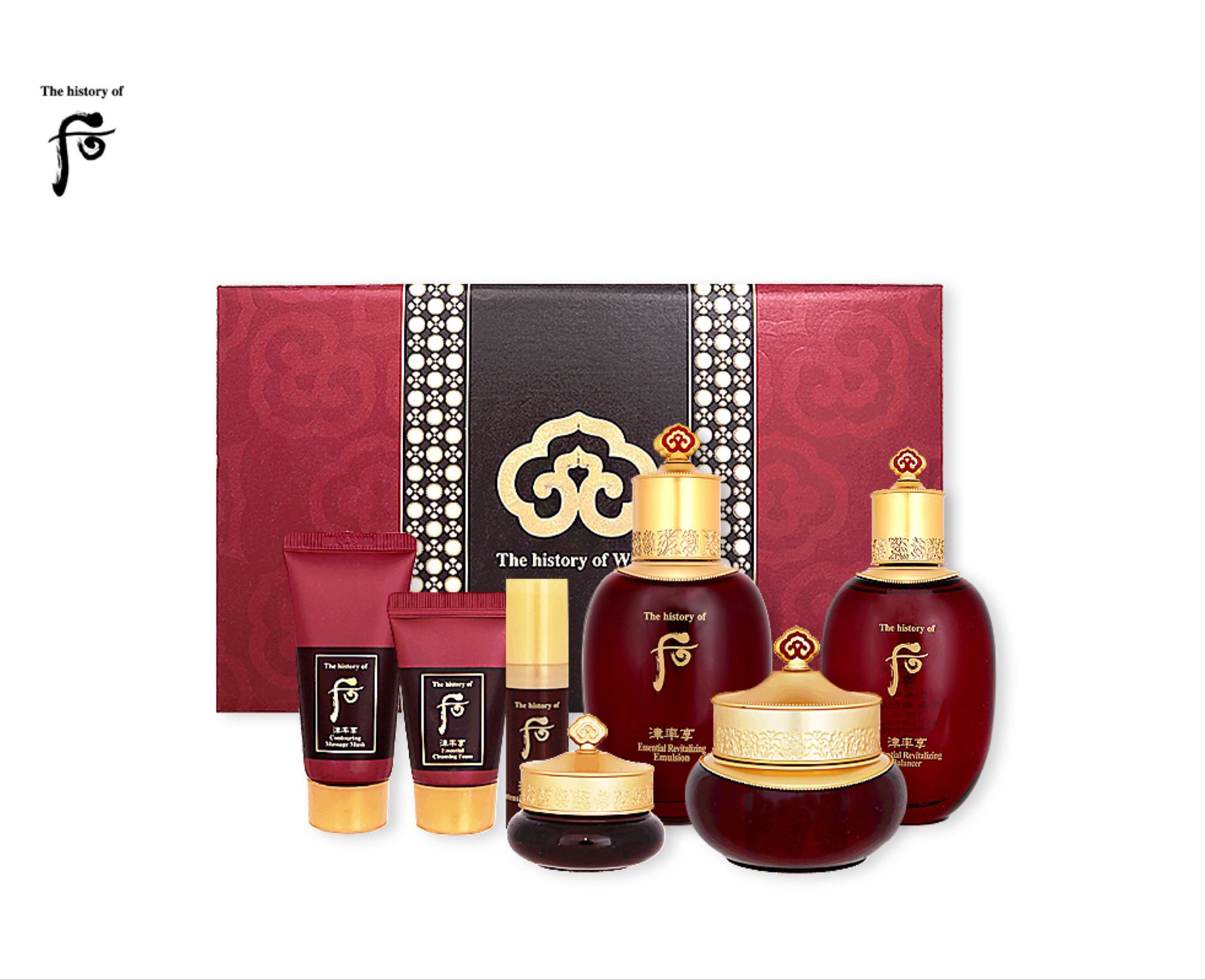 whoo后津率享红华凝香礼盒套装7件装329ml